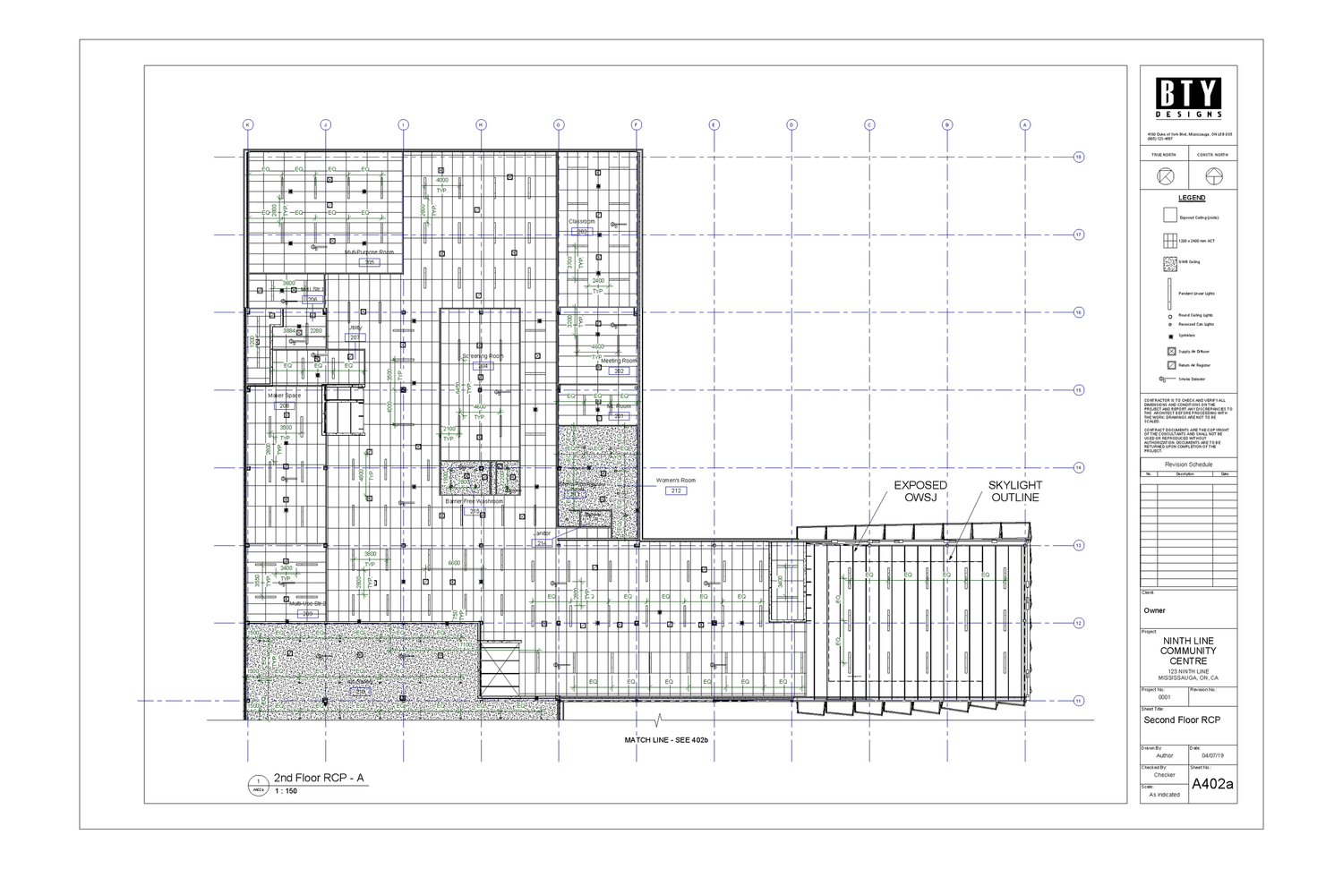  Reflected Ceiling Plan (A) 