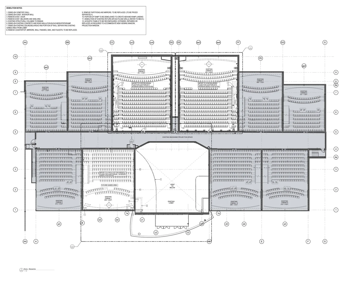 Demo - Mezzanine Floor Plan
