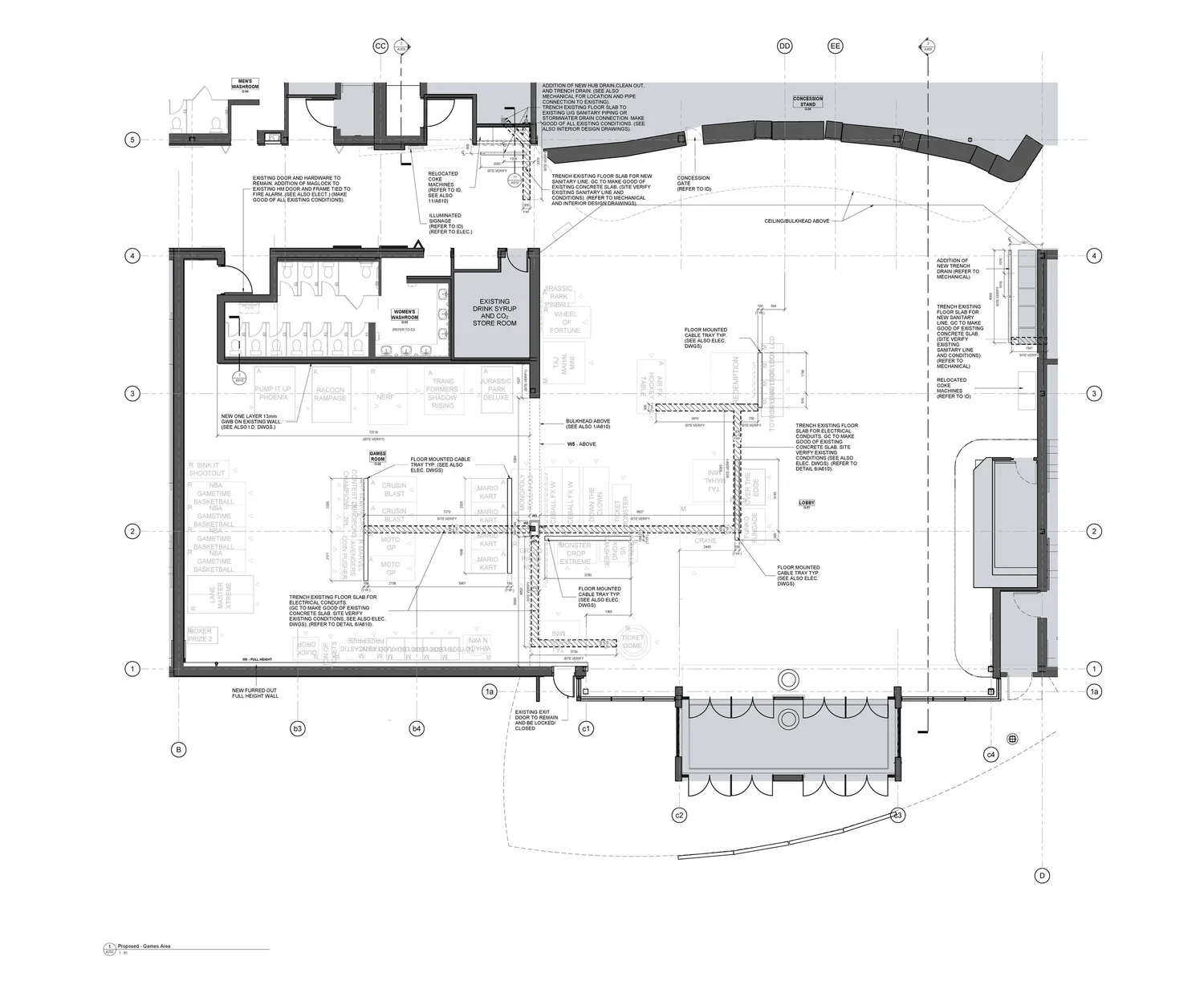 Proposed -Games Area